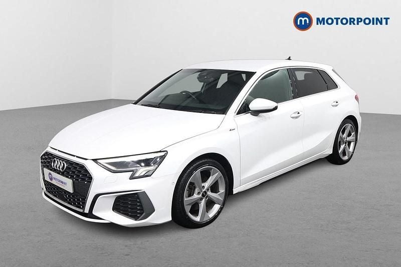 Used Audi A3 S-Line 2021 White Sedan