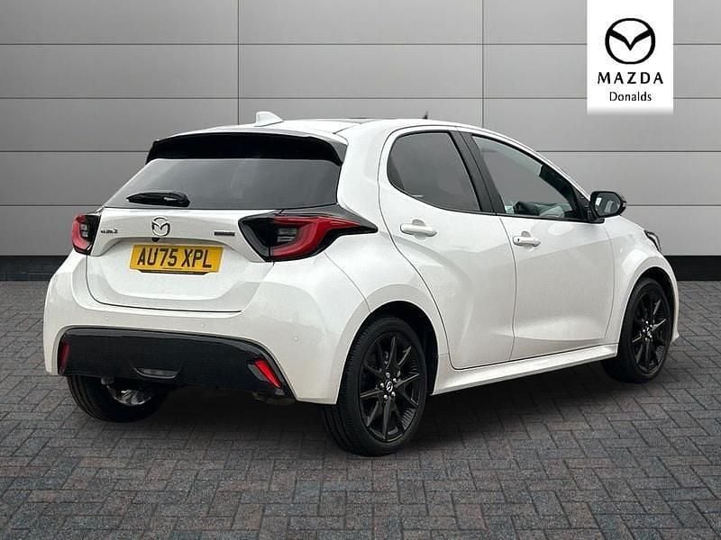 Ny Mazda 2 Homura-Line 2025 Vit Halvkombi