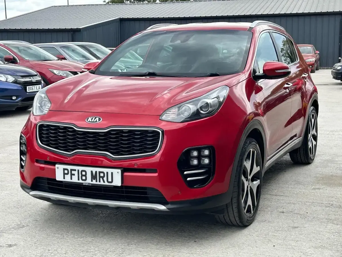 Used Kia Sportage GT-Line 174 HP (127 kW) 2018 Red SUV