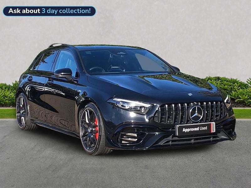 Black Used 2024 Mercedes A45 AMG Hatchback | £50,052 (Expensive) - Image 1/4