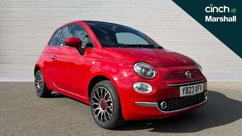 Red Used 2023 Fiat 500C Red Cabriolet | £13,669 (A bit pricey) - Image 1/4