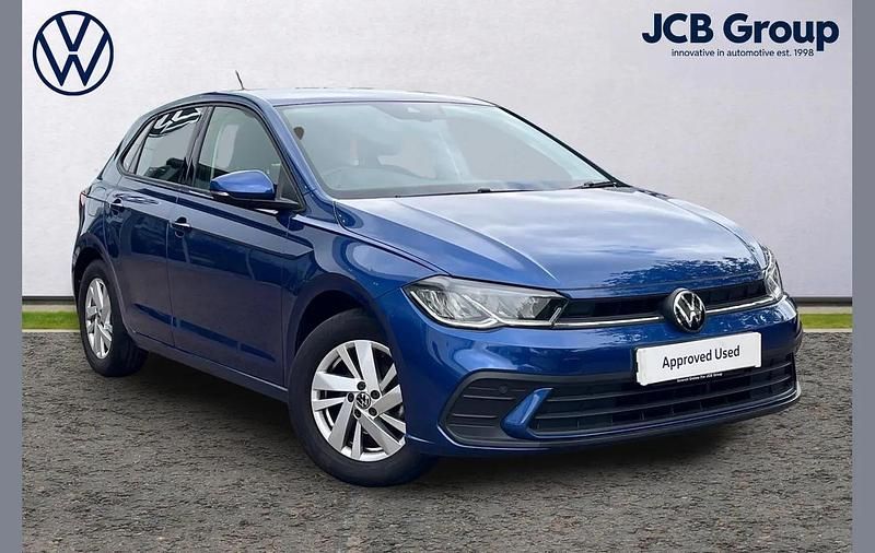 Used VW Polo Life 95 HP (69 kW) 2022 Blue Hatchback
