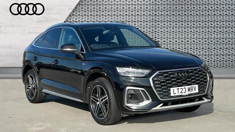 Black Used 2023 Audi Q5 S-Line SUV | £34,539 (Fair price) - Image 1/4