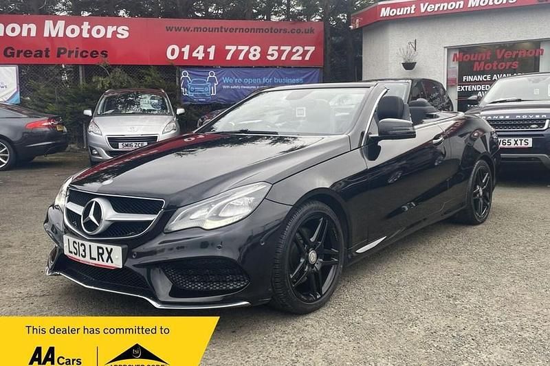 Black Used 2013 Mercedes E220 AMG Cabriolet | £9,995 (Fair price) - Image 1/1