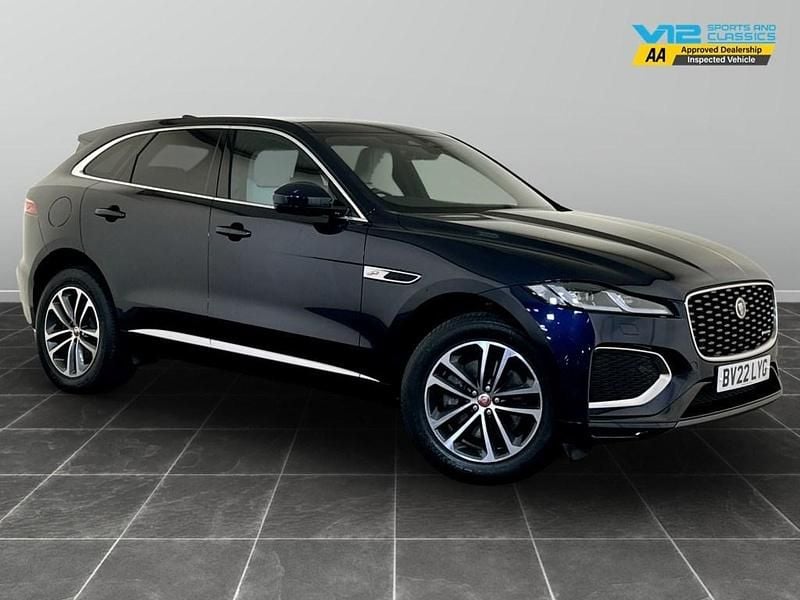 Blue Used 2022 Jaguar F-Pace R-Dynamic SUV | £29,295 (Super price) - Image 1/3