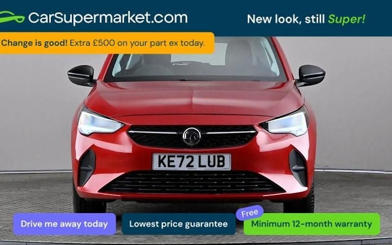 Used Vauxhall Corsa Design Edition 75 HP (55 kW) 2023 Red Hatchback