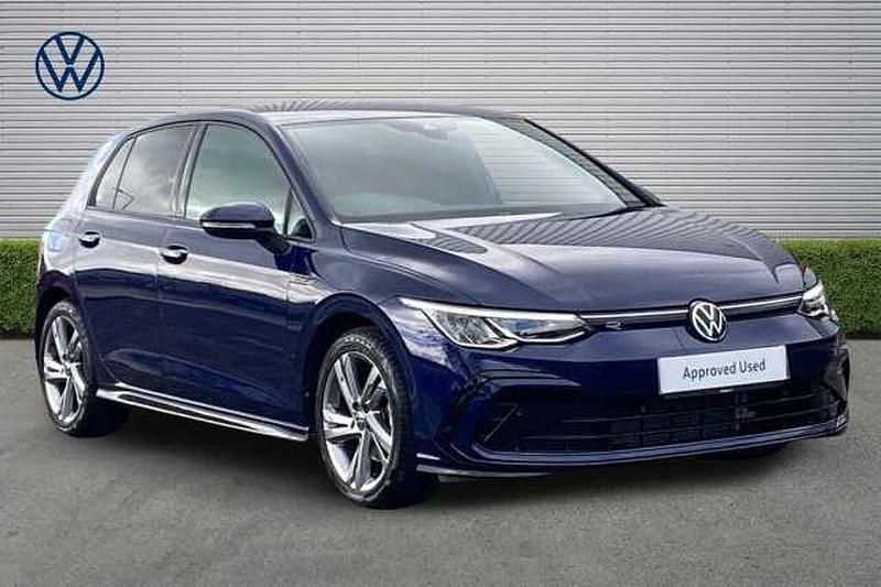 Used VW Golf VIII R-line 150 HP (110 kW) 2024 Blue Hatchback
