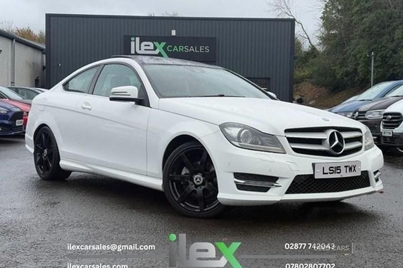 White Used 2015 Mercedes C220 Sport Edition Coupe | £8,995 (Super price) - Image 1/1
