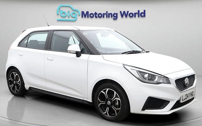 Used MG MG3 Excite 106 HP (77 kW) 2024 White Hatchback