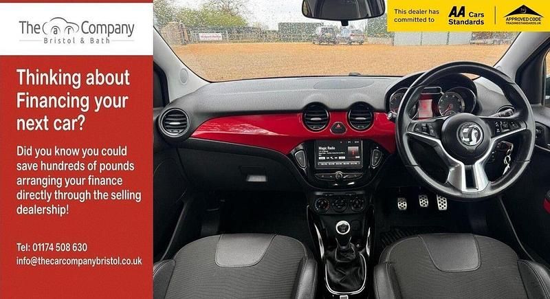 Used Vauxhall Adam S 70 HP (51 kW) 2018 Red Hatchback