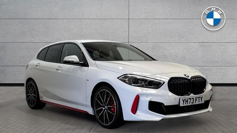 White Used 2023 BMW 128 Shadowline Hatchback | £27,450 (Fair price) - Image 1/4
