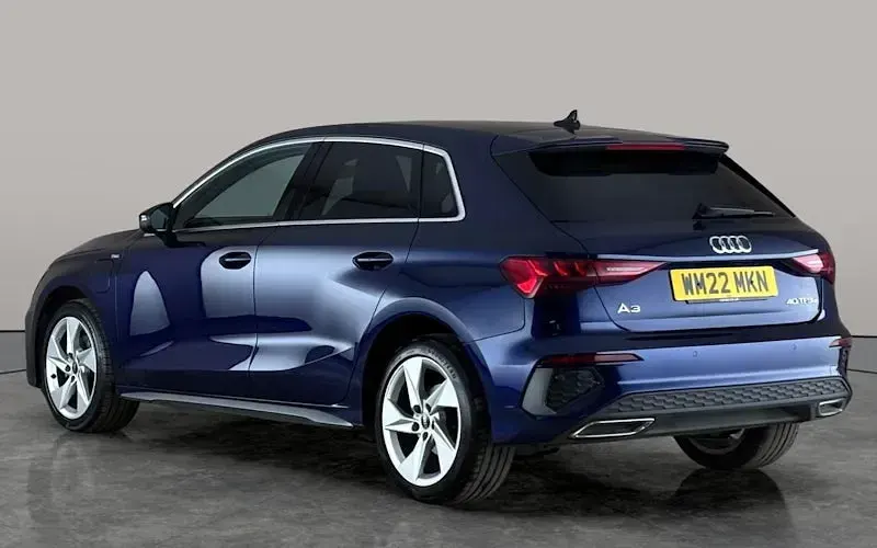 Used Audi A3 Sportback e-tron S-Line 204 HP (150 kW) 2022 Blue Hatchback