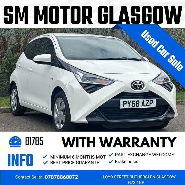 White Used 2019 Toyota Aygo X-play Hatchback | £3,499 (Super price) - Image 1/4