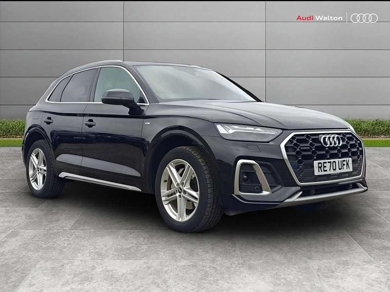 Black Used 2020 Audi Q5 S-Line SUV | £27,790 (Fair price) - Image 1/4