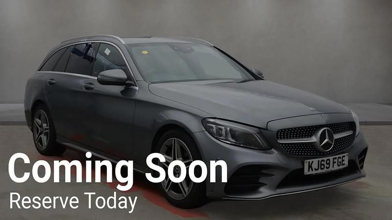 Begagnad Mercedes C220 AMG line 194 HK (142 kW) 2020 Grå Kombi