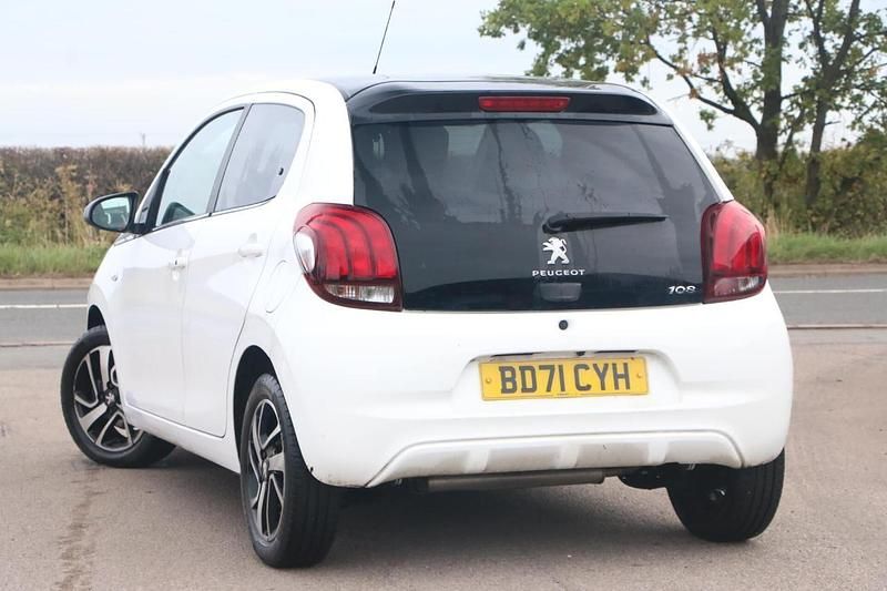 White Used 2021 Peugeot 108 Allure Hatchback | £8,458 (Fair price) - Image 1/3