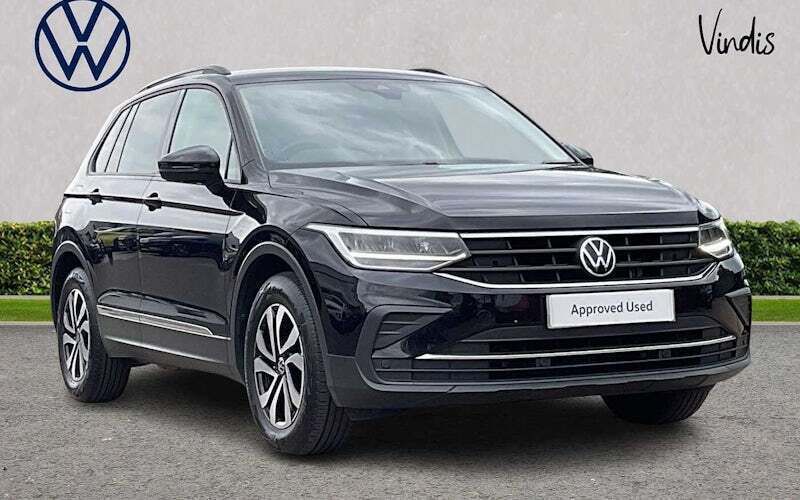 Black Used 2021 VW Tiguan Active SUV | £18,573 (Fair price) - Image 1/4