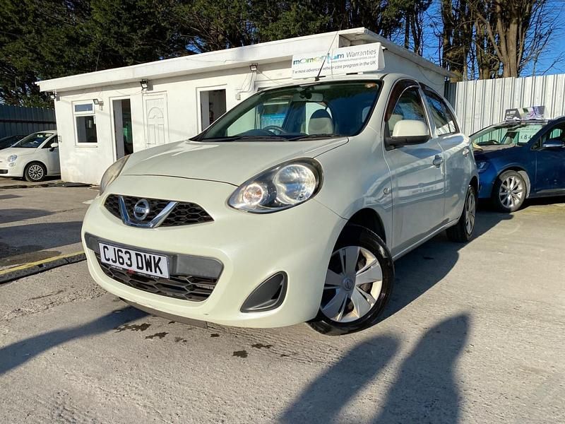 Used Nissan Micra S 2014 White Hatchback