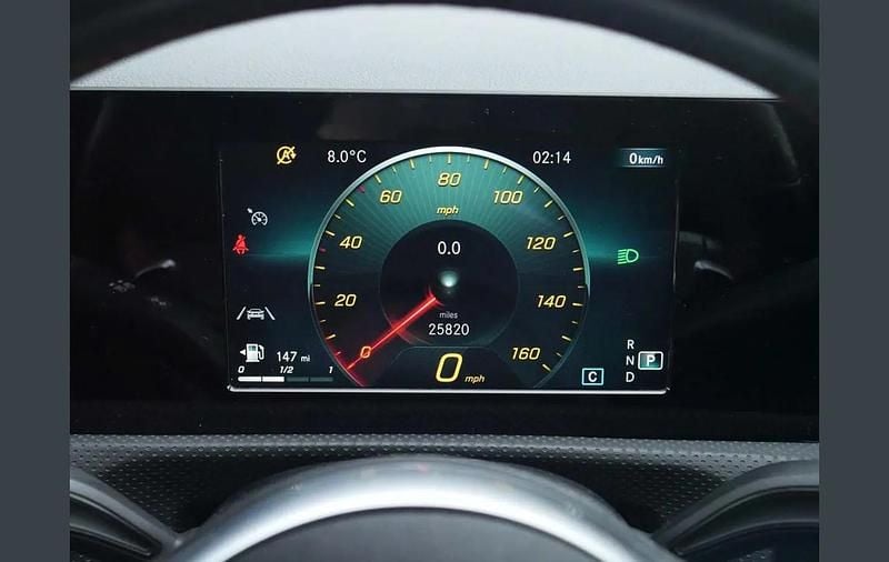 Used Mercedes A200 AMG line 161 HP (118 kW) 2021 Blue Hatchback