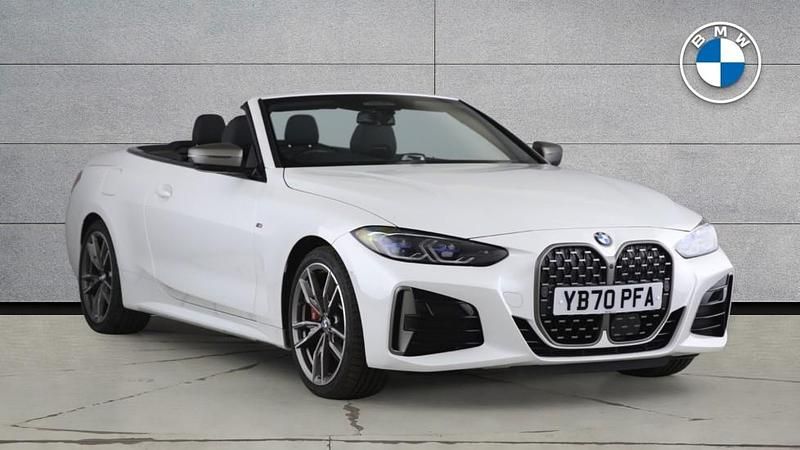 White Used 2021 BMW M440 Comfort Edition Sedan | £40,995 (Fair price) - Image 1/4