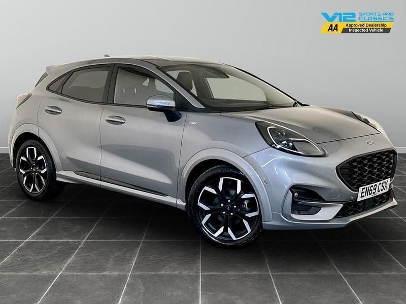 Silver Used 2020 Ford Puma Gen-E ST-Line X SUV | £13,695 (Good price) - Image 1/2