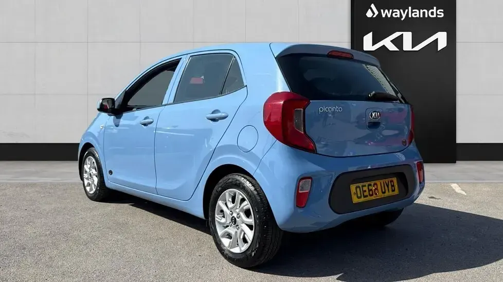Used Kia Picanto 84 HP (61 kW) 2019 Blue Hatchback