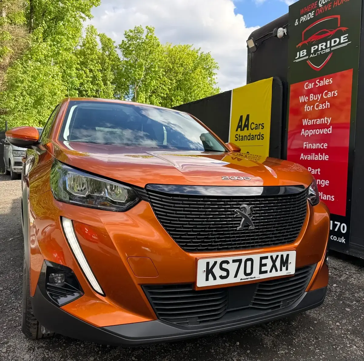 Used Peugeot 2008 Active Premium 2020 Orange SUV