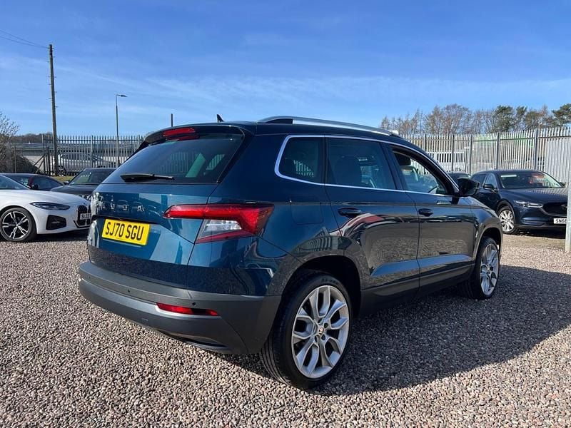 Used Skoda Karoq SE L 150 HP (110 kW) 2021 Blue SUV