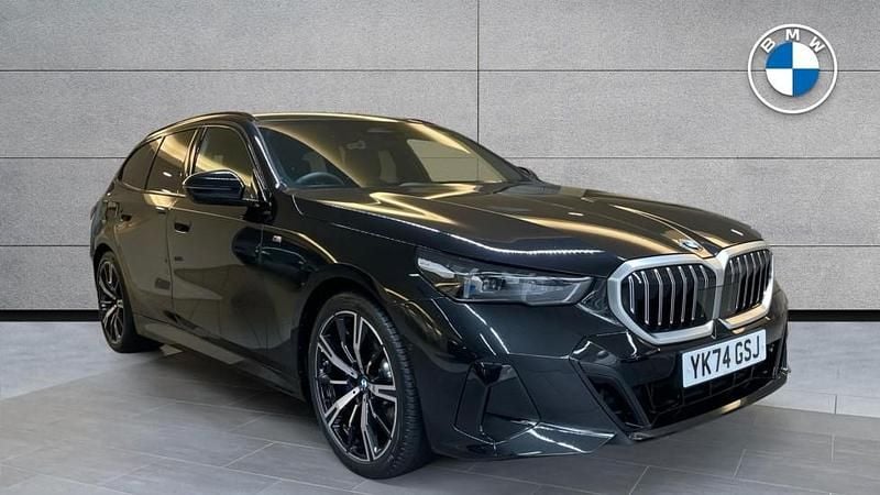 Black Used 2025 BMW 520 M Sport Estate | £46,490 (Expensive) - Image 1/4