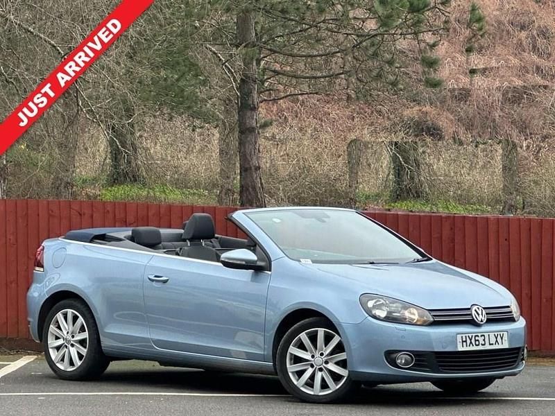 Used VW Golf Cabriolet S 122 HP (89 kW) 2013 Blue Cabriolet