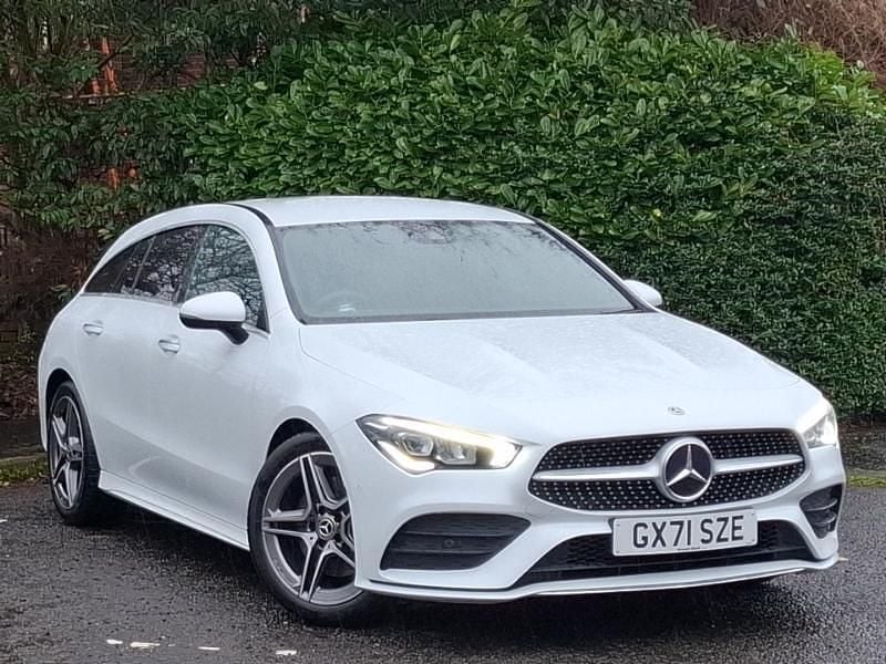Used Mercedes CLA200 AMG Line Premium 163 HP (119 kW) 2022 White Estate