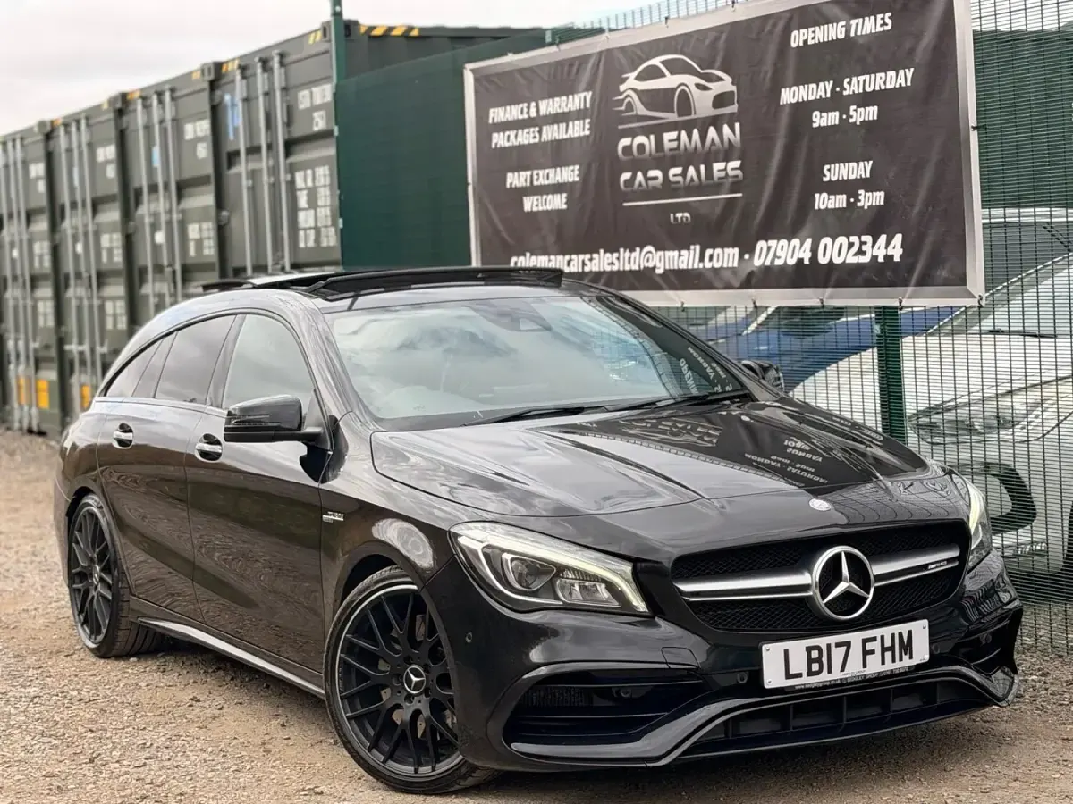 Used Mercedes CLA45 AMG 381 HP (280 kW) 2017 Black Coupe