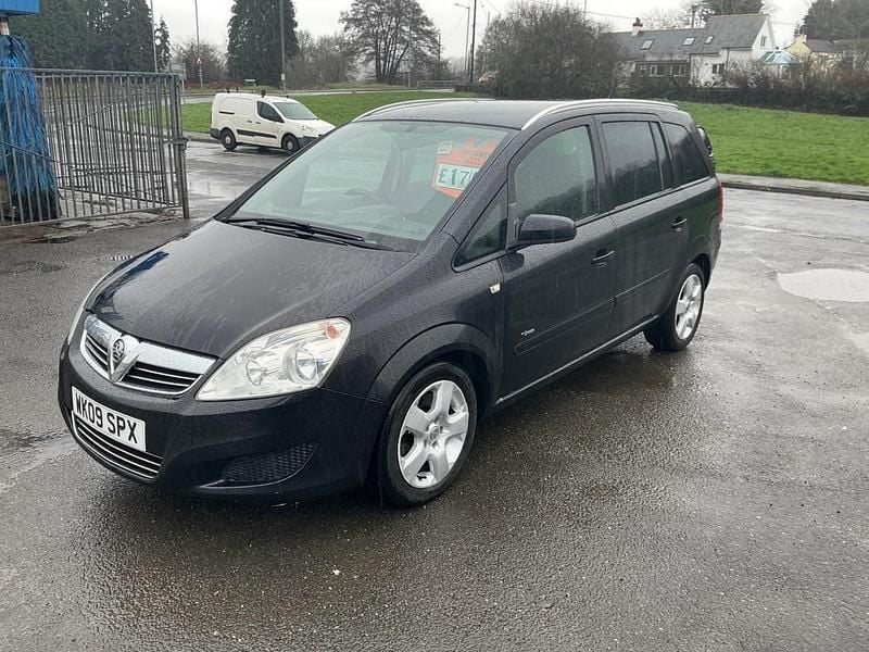 Used Vauxhall Zafira 2009 Black MPV