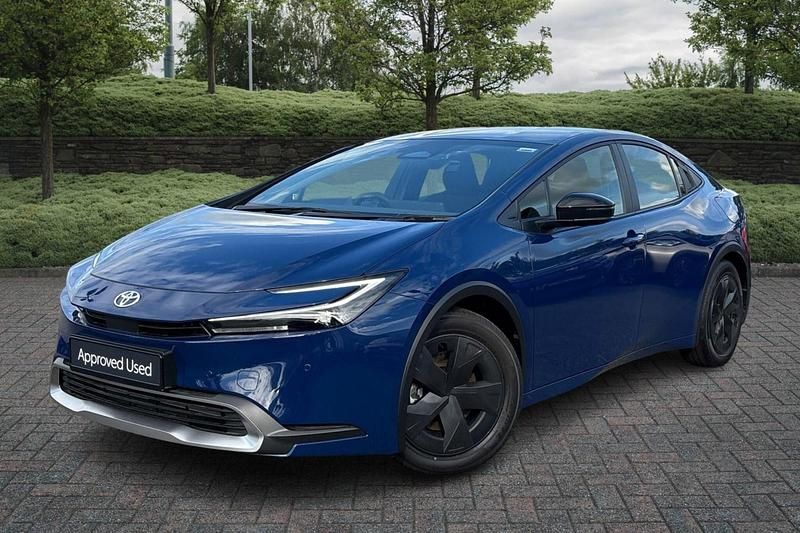 New Toyota Prius Design 2025 Blue Hatchback