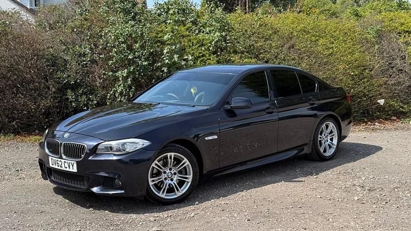 Black Used 2012 BMW 520 M Sport Sedan | £3,790 (Good price) - Image 1/4