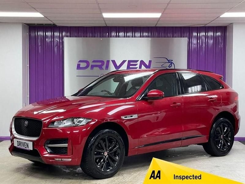 Red Used 2019 Jaguar F-Pace R-Sport SUV | £17,700 (Fair price) - Image 1/3