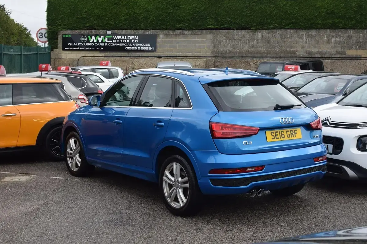 Used Audi Q3 S-Line 150 HP (110 kW) 2016 Blue SUV