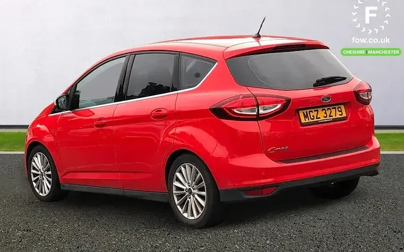 Used Ford C-MAX Titanium 101 HP (74 kW) 2019 Red MPV