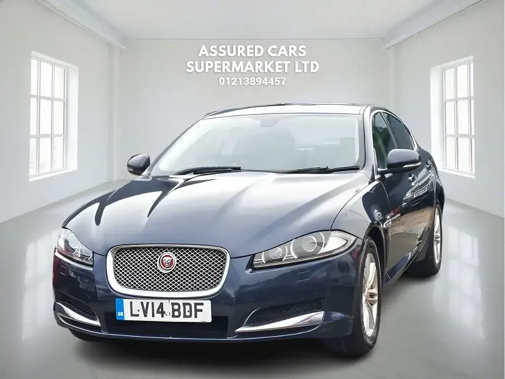 Begagnad Jaguar XF Luxury 2014 Blå Sedan
