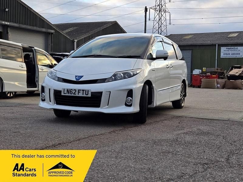 Used Toyota Estima Hybrid 2012 White MPV