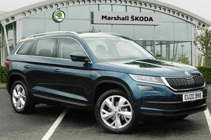 Used Skoda Kodiaq 150 HP (110 kW) 2020 Blue SUV