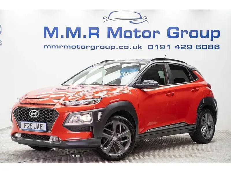 Used Hyundai Kona Premium 2018 Orange SUV
