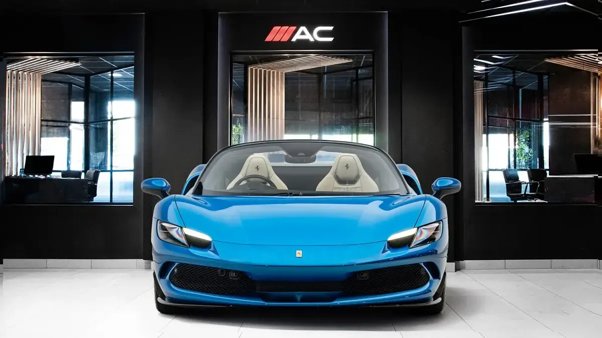 Used Ferrari 296 830 HP (610 kW) 2023 Blue Cabriolet