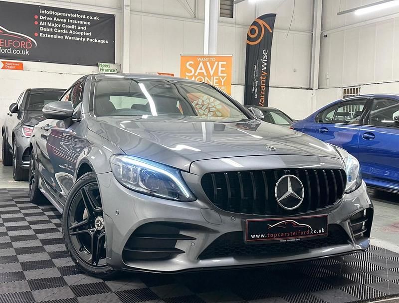 Grey Used 2019 Mercedes C220 AMG Line Premium Coupe | £16,195 (Fair price) - Image 1/2