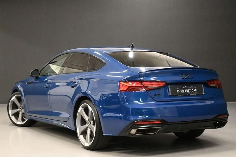 Used Audi A5 Black Edition 245 HP (180 kW) 2023 Blue Hatchback