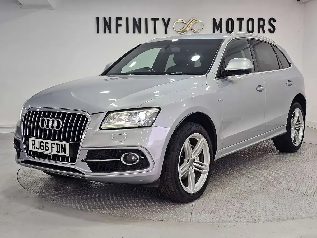 Used Audi Q5 S-line plus 190 HP (139 kW) 2016 Silver SUV