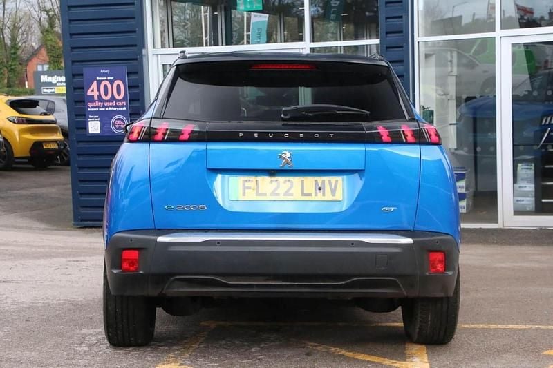 Used Peugeot e-2008 GTi 100 kW (136 HP) 2022 Blue SUV