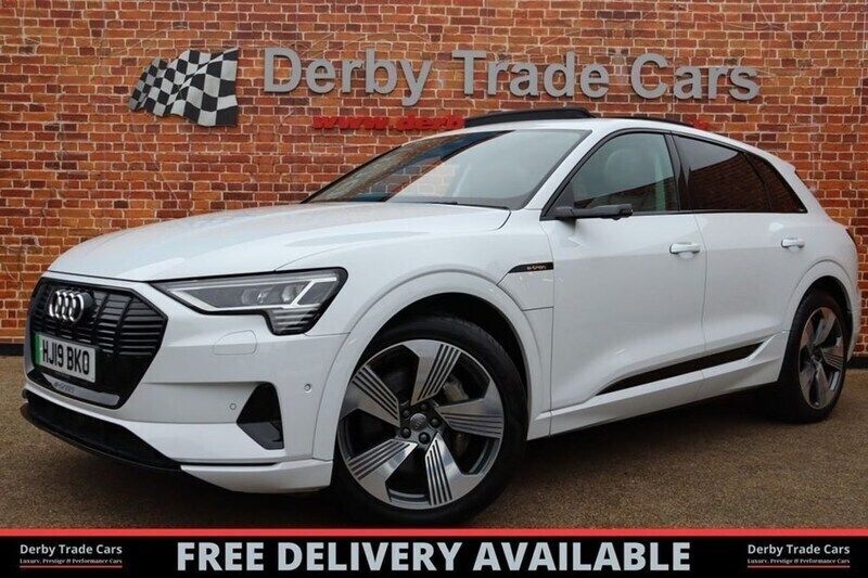 White Used 2019 Audi e-tron Advanced SUV | £26,490 (A bit pricey) - Image 1/1