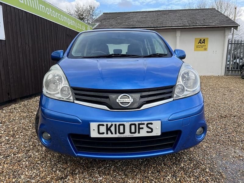 Used Nissan Note Acenta 88 HP (64 kW) 2010 Blue Hatchback