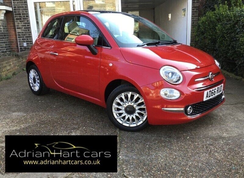 Red Used 2016 Fiat 500 Lounge Hatchback | £6,000 (Fair price) - Image 1/4